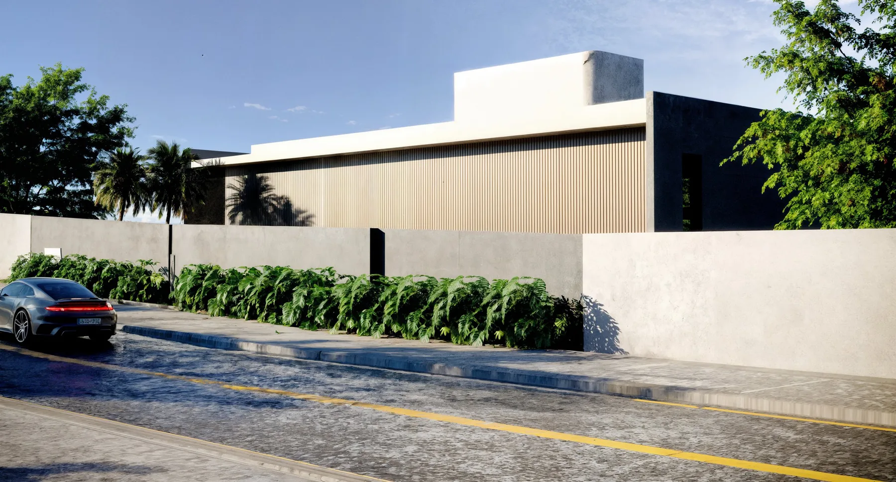 Fachada da Éfeso Residence, no Vista Alegre